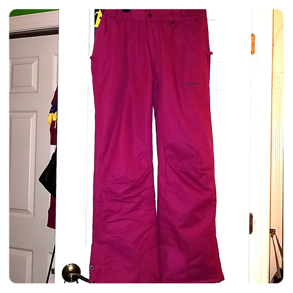 Arctix Raspberry snow pants. womens medium